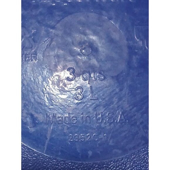 Tupperware Remarkabowl Mixing Bowl #2352 Colbalt Blue + Seal with Insert 3 Qt/L - Picture 2 of 15
